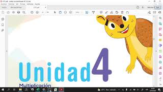 ESMATE TERCER GRADO UNIDAD 4  TEMA  1.1 Y 1.2