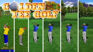 Golden Tee Golf Sequels/Versions Comparison (1990 - 2001)