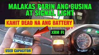 PAANO MAGLAGAY NG CAPACITOR SA BATTERY (XRM125 Fi)