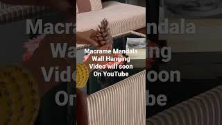 Macrame Mandala Wall Hanging -#macramepattern #macrametutorial #macramemandala #macrameart