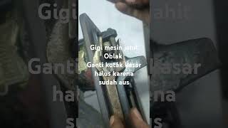 penyebab gigi mesin jahit hitam Oblak dan cara memperbaikinya