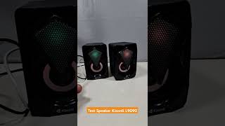 TEST SUARA SPEAKER KISONLI L9090 #speakermurah #speakeraktif #speakerlaptop