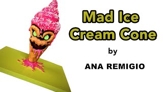 Mad Ice Cream Cone with Sugar Structures