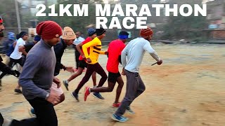 21KM MARATHON RACE in GIRIDIH | HALF MARATHON RACE VLOG | @YODDHA_ACADEMY_GIRIDIH