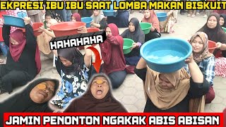 lucu ngakak ibu ibu lomba 17-an‼️Makan biskuit sampai joged balon