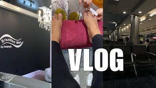 VLOG: RUNNING ERRANDS 1HR BEFORE MY FLIGHT 😳 *Almost didn’t make it* | Shalaya Dae