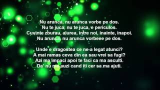 Alina Eremia - Vorbe pe dos  (LYRICS/VERSURI)