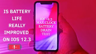 iPhone SE/Xs iOS 12.3 BATTERY TEST