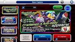 Craniamon X Anti-body Mega Festival Capture | Digimon Links