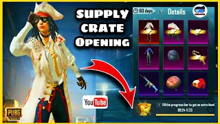 NEW SUPPLY CRATE OPENING PUBG MOBILE | MASTER OF SEA SET | NEW SET OPENING | BIGGEST CRATE OPENING |