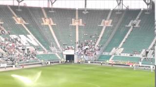 IFK Göteborg Ultras at Wroclaw (Slask Wroclaw - IFK Göteborg | 16/07/15)