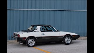 1984 Bertone X 1/9 cold start video