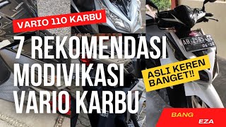 7 Modifikasi Vario 110 Karbu | Nomor 6 Paling Kece