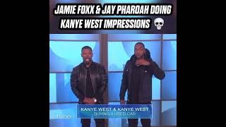 Jamie fox and jay pharaoh doing Kanye west impressions #shorts #shortsfeed #kanyewest