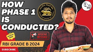 How Phase 1 Of RBI Grade B Exam Is Conducted | Strategy For RBI Grade B Exam | UNleash RBI