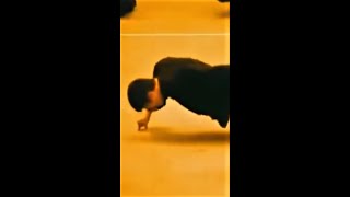 BRUCE LEE - Amazing Two Fingers PUSH UP #shorts