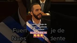 🚨 NAYIB BUKELE Puesta nuestra Fe en Dios 🙏 #Shorts