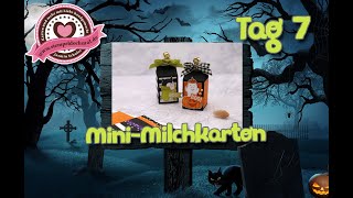 8 Tage Halloween -Tag7- Mini-Milchkarton