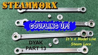 Model Steam Locomotive Building (Connecting Rods) - Dyak pt 13.