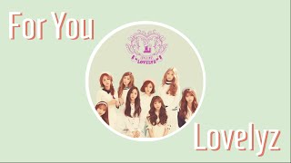 [MKOEnt] 러블리즈(Lovelyz) _ 그대에게(For you) {Collab}