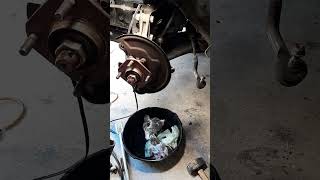 # nissan sentra impact removed axel nut.