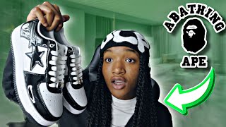 A BATHING APE “BAPE STA BLACK” UNBOXING + ON FEET! | Pickpop.ru