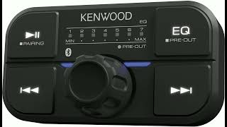 Kenwood - IPX67 Waterproof Marine/Motorsports Full Range Amplifier with Bluetooth - Gray