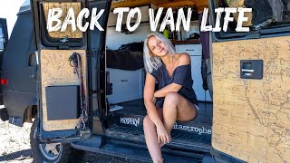 BACK TO FULL TIME VAN LIFE! (after reset)