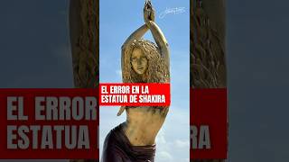 La nueva estatua de Shakira genera burlas por este error