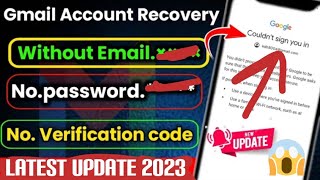 Google Couldn't Verify This Account Belongs To You 100% Solution | How To Recover Gmail Account