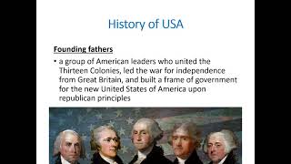 History of the United States of America - part1 (Maturita)