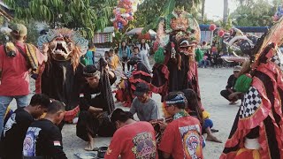 Rampak barong jaranan Turonggo Wijoyo mudo x SPML crew di desa Banjarsari Natar Lampung Selatan 👍