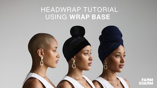 Tall Headwrap Tutorial On Baldie with WRAP BASE