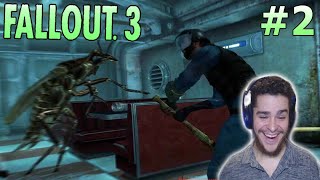 Escaping Vault 101 From Overseer! | Quest To Escape! - Fallout 3 Part 2