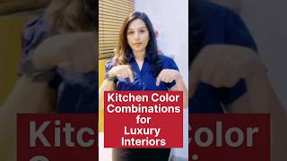 kitchen Color Combinations for Luxury Interiors #kitchencolour #luxuryhomes #bestcolour