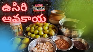 అమ్మమ్మల కాలం నాటి ఉసిరి ఆవకాయ | Usiri Aavakaaya |  Grandma's Amla Pickle Recipe in Telugu |