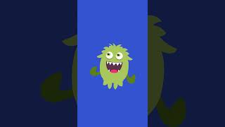 Cute Monster green screen video #chromakey #greenscreen #sky #animation