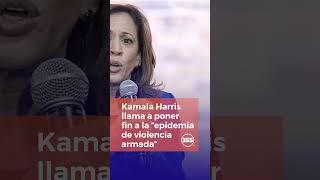 Kamala Harris llama a poner fin a la “epidemia de violencia armada”