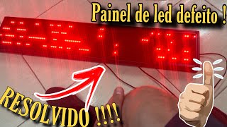 Placa de led. Com defeito , FÁCIL DE RESOLVER , faça você. Mesmo