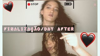 FINALIZAÇÃO + day after | short curly hair