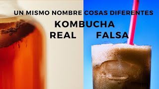 Cómo distinguir kombucha viva y real🦠 de una falsa bebida probiótica 🥤