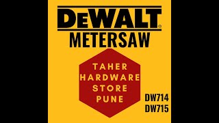 DEWALT DW714 and DW715: Precision Cutting Tools for Professionals