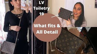 LV Toiletry 19| What fits|Making it crossbody| My Essentials| Jasmin Sparkle