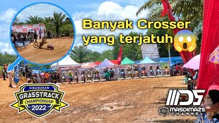 Detik-detik terjatuh nya pembalap  || Sinunukan Gasstrack Championship 2022