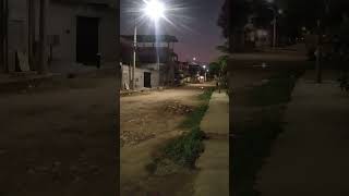 2022/07/23 - Rua dos Rubis - Lampadas de led sendo colocadas - Parte 2