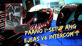 EJEAS V6 INTERCOM | PAANO ITO IKABIT SA HELMET ? | MAY PANG-SOUNDTRIP NA SA RIDE