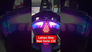 Lampu Stop Custom#vario125 #honda #lampuledmotor #feed #shorts #reels #shortvideo