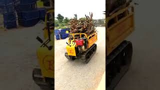 1 ton crawler dumper for transporting wood