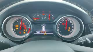 Opel Astra K 1.6 cdti cold start. -17 C