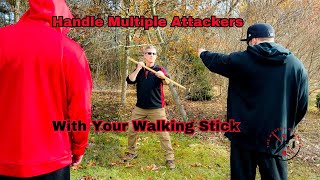 Handle MULTIPLE ATTACKERS With Your Walking Stick